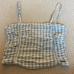 Hollister gingham tank